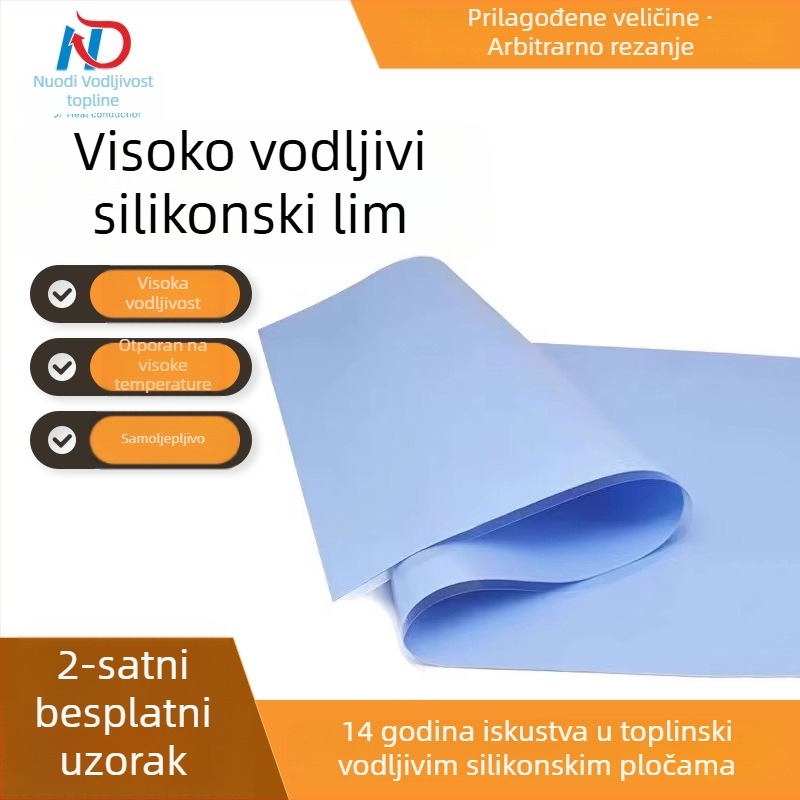 Chladi VRAM za prijenosna računala, termička silikon podloga, LED termička pločica i dvostrana ljepiva traka
