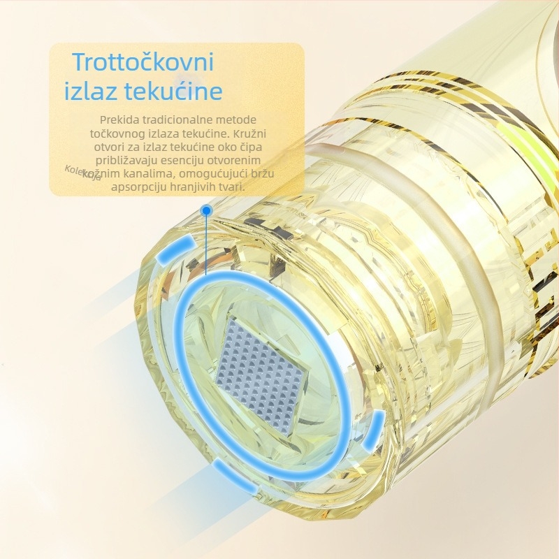 NH3 Novi električni mikrokrystalni čip s bajonetnim montiranjem i nano mikrokrystalnom glavom za ljepotu – okrugli i kvadratni silicijevi kristali