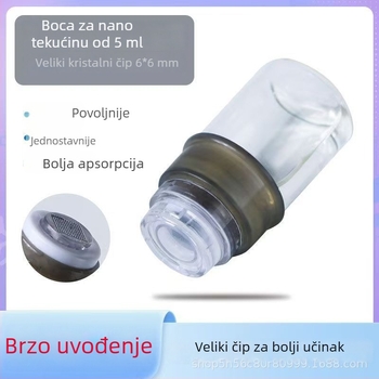 Uređaj za mikrokrystalnu infuziju, 5 ml, automatsko doziranje tekućine, kozmetički uređaj s 6D kristalima, prijenosno za kućnu uporabu
