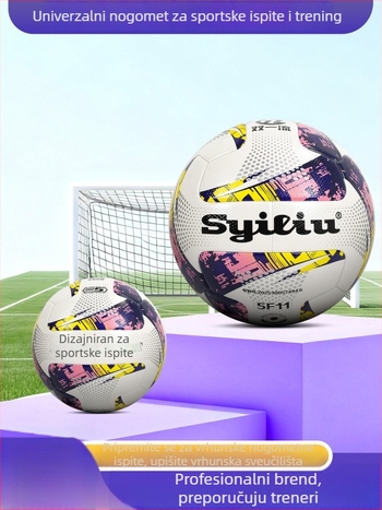 Syiliu PU nogometna lopta veličine 5 za mlade i srednjoškolce – trening i utak