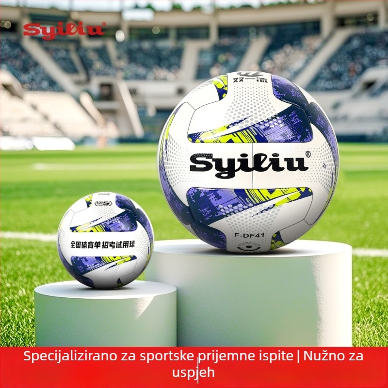 Syiliu PU nogometna lopta veličine 5 za mlade i srednjoškolce – trening i utak