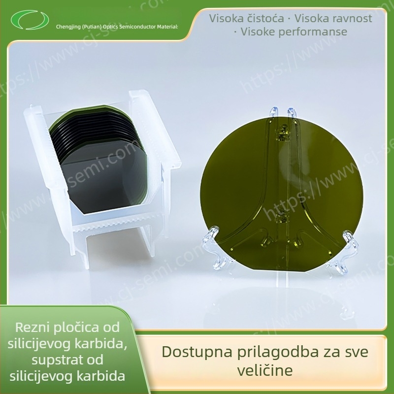 4-inčni vodljivi SiC monokristalni wafer, tip 4H/N