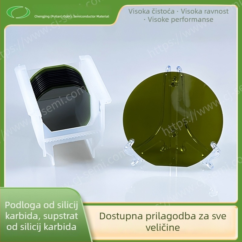 4-inčni vodljivi SiC monokristalni wafer, tip 4H/N