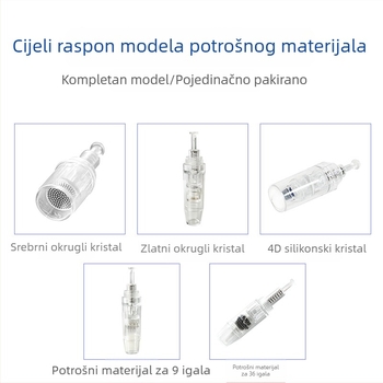 Kona Skin Kućna nano infuzijska glava za ljepotu – dvostruka upotreba, mikro kristali vodnog sjaja