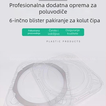 6-inčna blister kutija za wafer s antistatnim PET okvirom