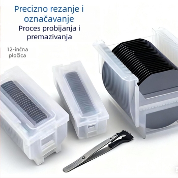 3-inčni wafer visoke čistoće silicija s premazom, jednostrano i dvostrano poliran, ultra-tanki 100 mm, za znanstvena istraživanja.