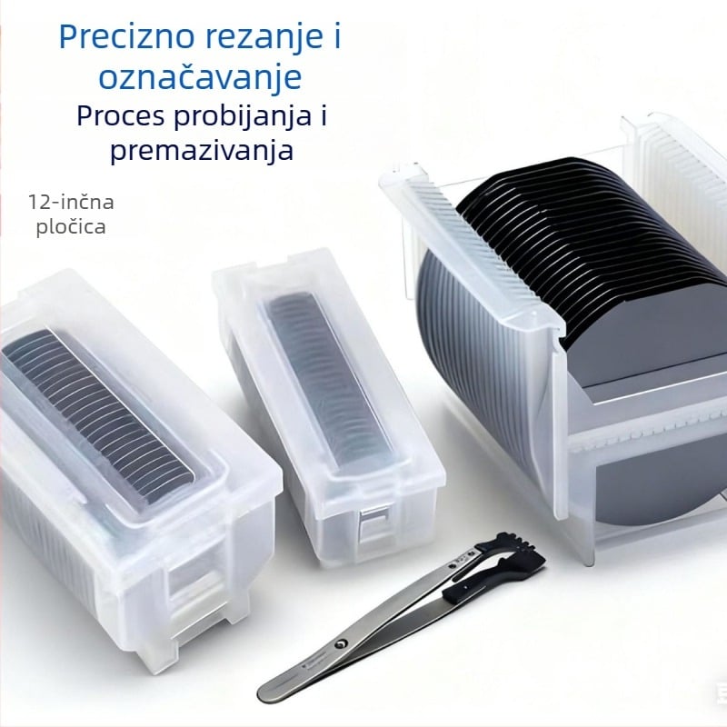 3-inčni wafer visoke čistoće silicija s premazom, jednostrano i dvostrano poliran, ultra-tanki 100 mm, za znanstvena istraživanja.