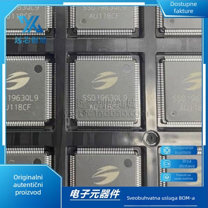 SSD1963QL9, SSD1963, SD1963 LCD upravljački čip u pakiranju LQFP128