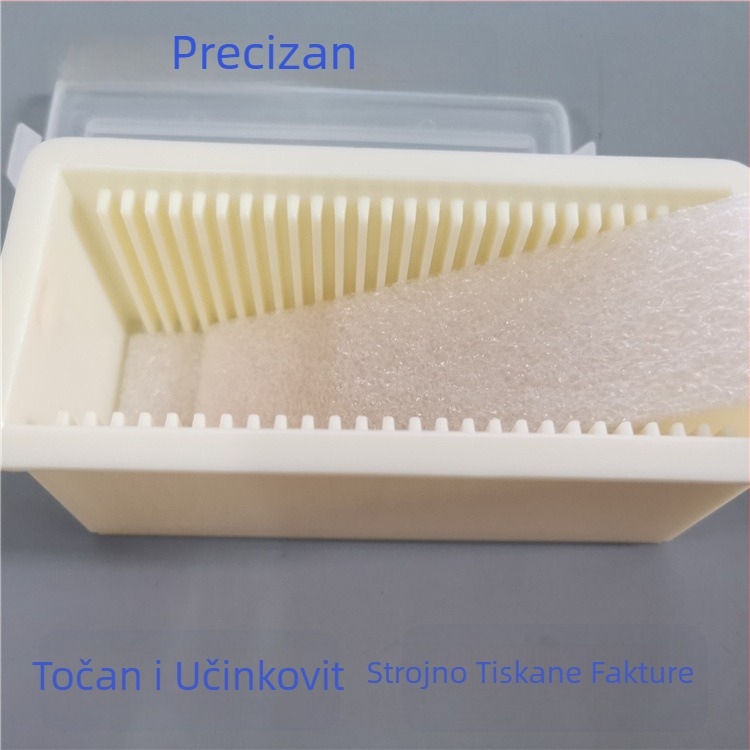 4-inčna kvadratna kutija za wafer, staklena/kvarc kutija, paket od 25 kom