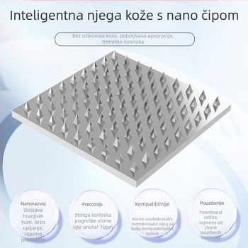 Shi Luoxi monokristalni silicij gol wafer 4x4, igla 80 um