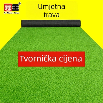Umjetna trava za nogometna igrališta i vrtiće, vanjski sintetički travnjak, zelena dekorativna ograda