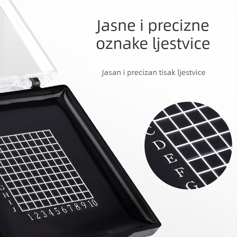 Kutija za čip-komponente i uzorke wafera, prašini otporna i antistatinska za skladištenje i transport.