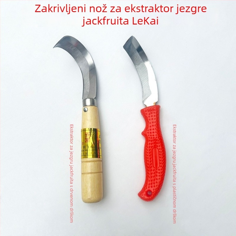 Savijeni nož za izdvajanje jezgre jackfruta