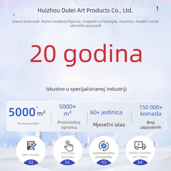Prilagođena figurica od smole, PVC injekcijom oblikovana lutka, ručno izrađeni mekani vinilni ukras, crtani stil