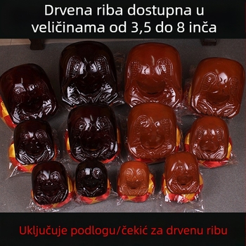 Drevena ribica od kamforovog drveta – budistički ritualni instrument