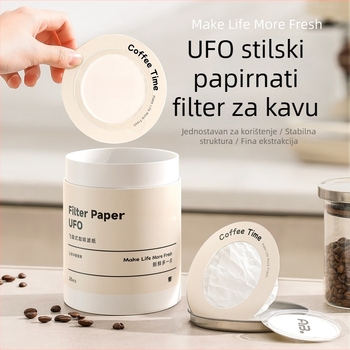 Filter papir za ručno pripremljenu kavu u obliki UFO-a, AB paket