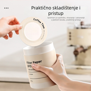 Filter papir za ručno pripremljenu kavu u obliki UFO-a, AB paket