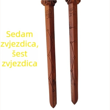 Taoistički drveni mač – ručno izrađeni ritualni ukras