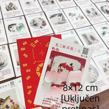 Autentične Bagua kartice Wenwang za I Ching: objašnjenje 64 heksagrama, skup za početnike