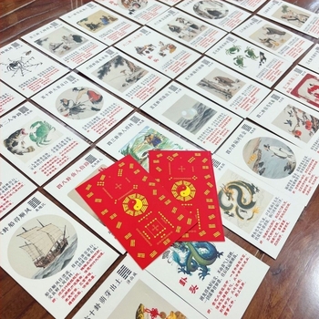Autentične Bagua kartice Wenwang za I Ching: objašnjenje 64 heksagrama, skup za početnike