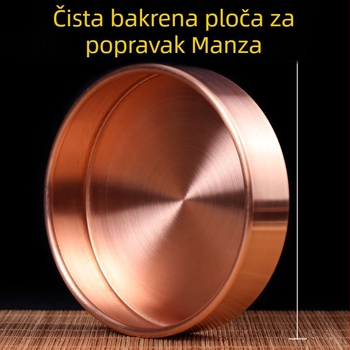 Polirani bakreni disk za popravak od crvenog mesinga i mesinga, Manza ploča