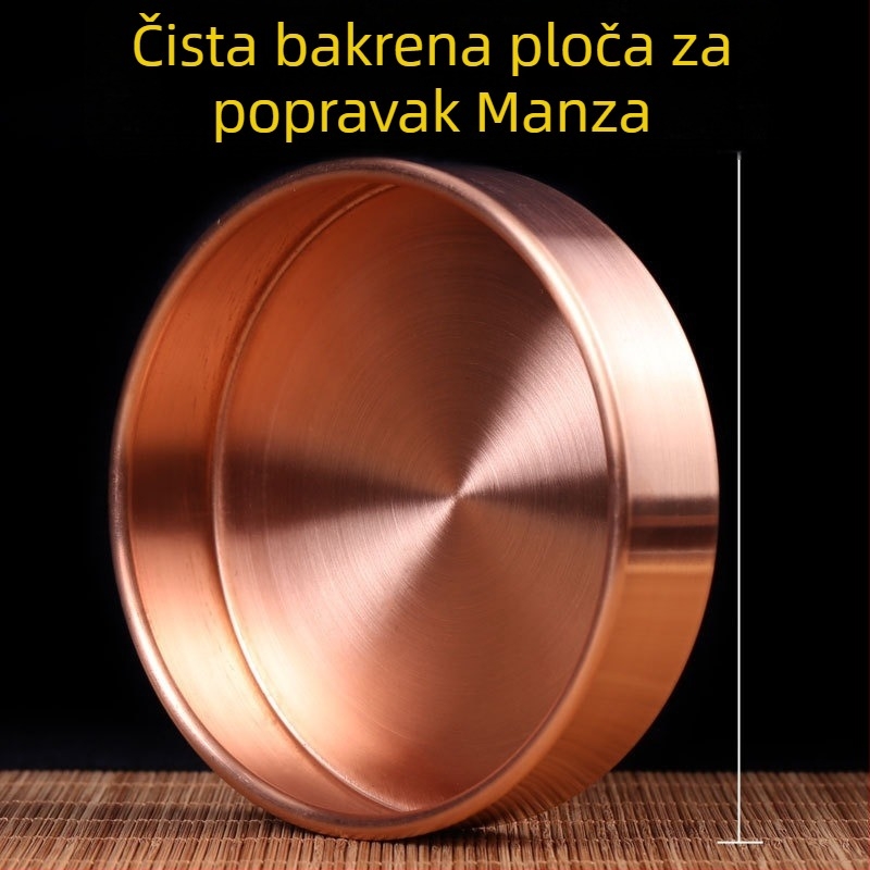 Polirani bakreni disk za popravak od crvenog mesinga i mesinga, Manza ploča