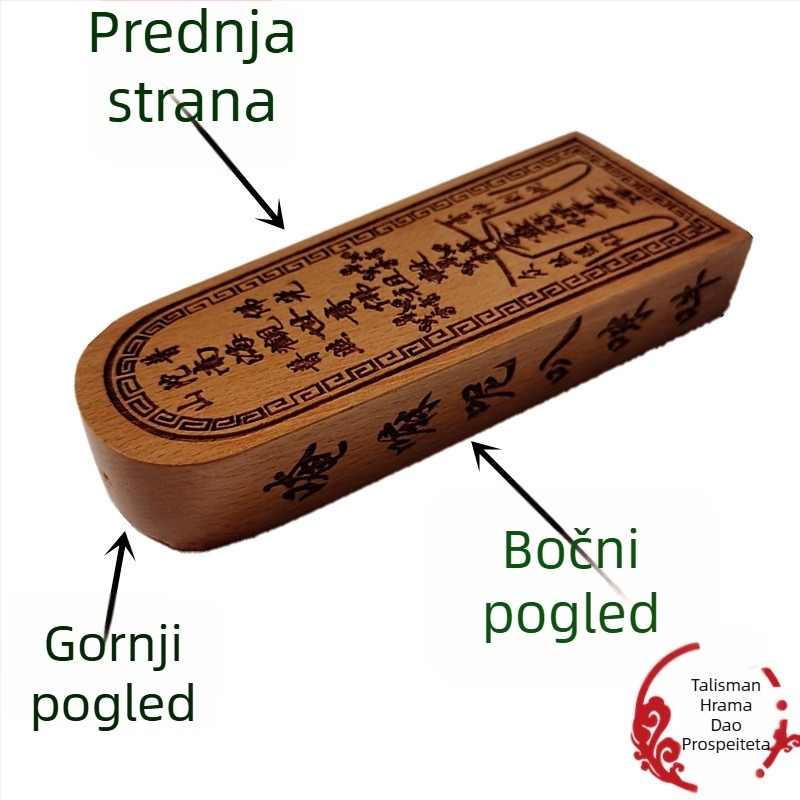 Drveni talisman Guanyin za budističko štovanje i dekoraciju