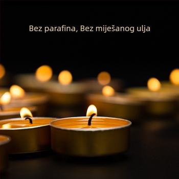 Sandalovina maslena lampa za Buddha oltar, kućna upotreba, gori 2/3/4/8 sati, paket od 100 komada, aromatična svijeća