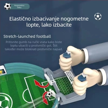 Edukativna stolna nogometna igra za djecu, za dva igrača, interaktivno roditelj-dijete iskustvo, s temom Svjetsko prvenstvo
