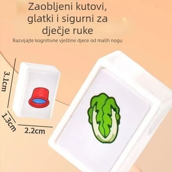 Igra za podudaranje karata za djecu - edukativna, interaktivna stolna igra za roditelje i djecu