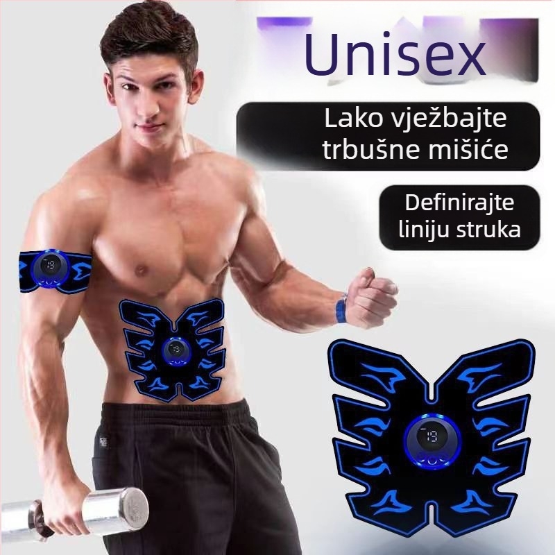 Punjač EMS pločica za abdomen – toniziranje mišića i uređaj za vježbanje abdomena