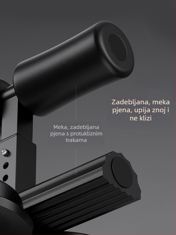 Pomoćno sredstvo za trbušne vježbe s dvostrukim usisnim čašama za sagorijevanje masnoća i jačanje trbušnih mišića