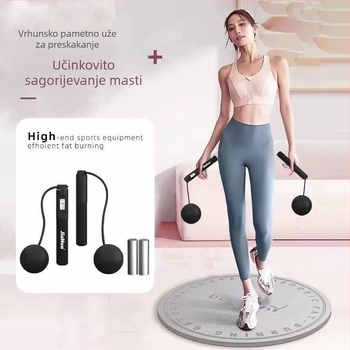 Težinska lopta za bezžično preskakivanje konopca s dodacima – velika fitness lopta za trening i mršavljenje