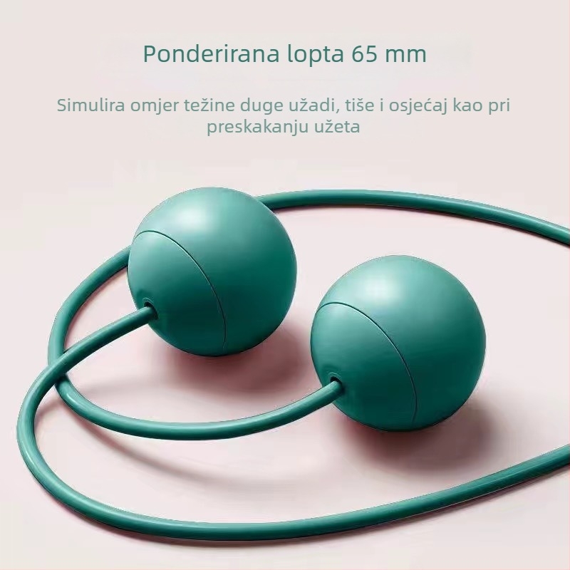 Težinska lopta za bezžično preskakivanje konopca s dodacima – velika fitness lopta za trening i mršavljenje