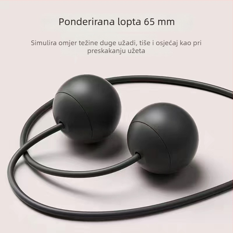 Težinska lopta za bezžično preskakivanje konopca s dodacima – velika fitness lopta za trening i mršavljenje