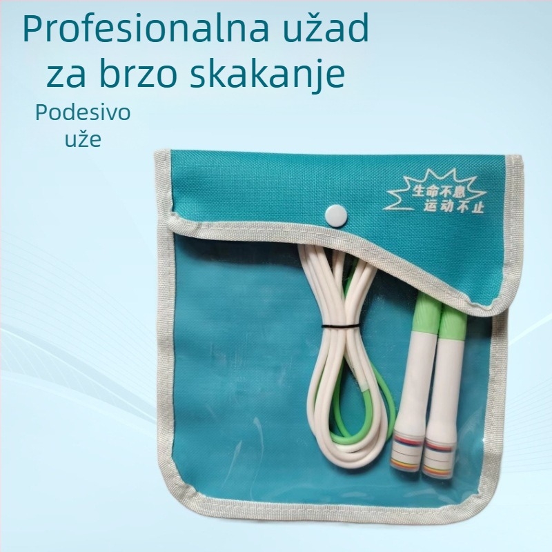 Profesionalno užad za preskakanje za učenike, podesivo segmentirano užad za sport i fitness