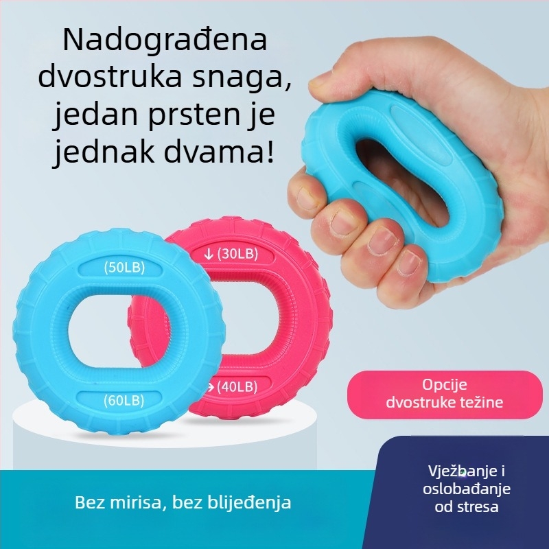Silikonski prstenovi za hvatanje za treniranje snage ruke i rehabilitaciju ruke