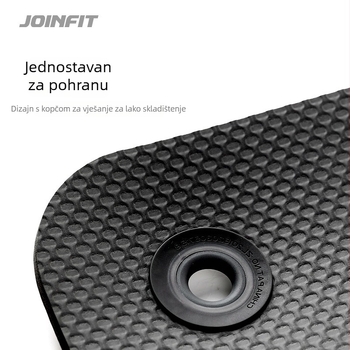 Joinfit joga prostirka, protuklizna, 10 mm, 180 x 60 cm, za kućnu trening, vježbe za trbuh, joga i ples