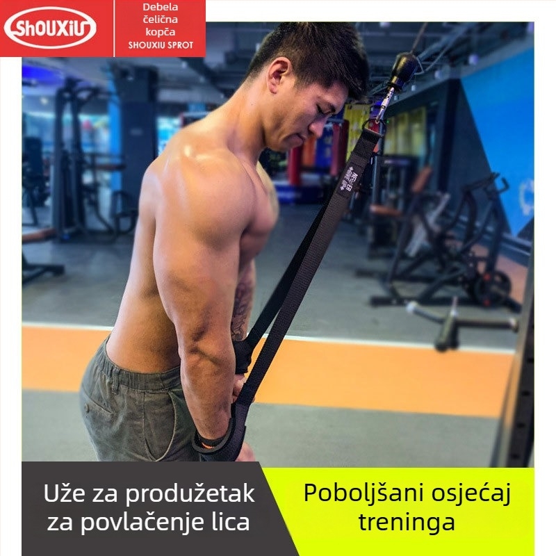 Kabelski sustav za trening bicepsa i tricepsa – dodatak teretani