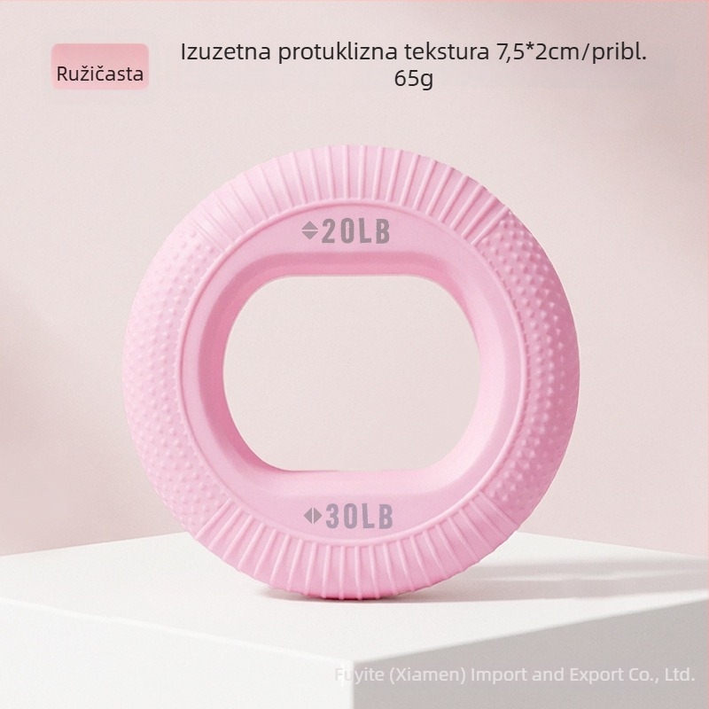 Krug snage hvata s dvostrukom otpornošću za profesionalnu rehabilitaciju, trening ruke i podlaktice, silikonski ojačivač hvata