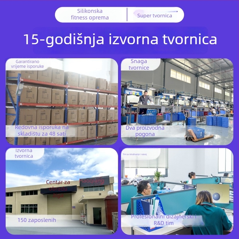 Dvostruko snažni silikonski prsten za hvatanje za trening podlaktice i ruke, snagu prstiju i fleksibilnost