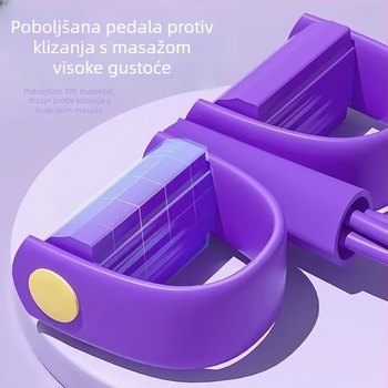 Domaći uređaj s pedalama za otpor za sit-upove — za žene, otvaranje ramena, oblikovanje leđa i mršavljenje trbuha