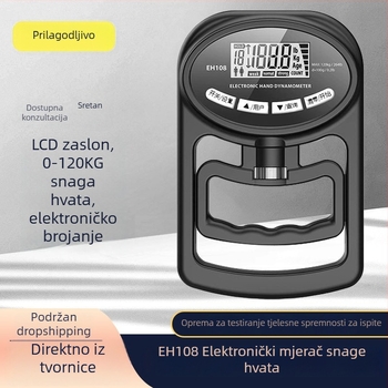 Elektronički tester snage stiska i dinamometar za rehabilitaciju, vježbanje zgloba zapešća, za muškarce i žene