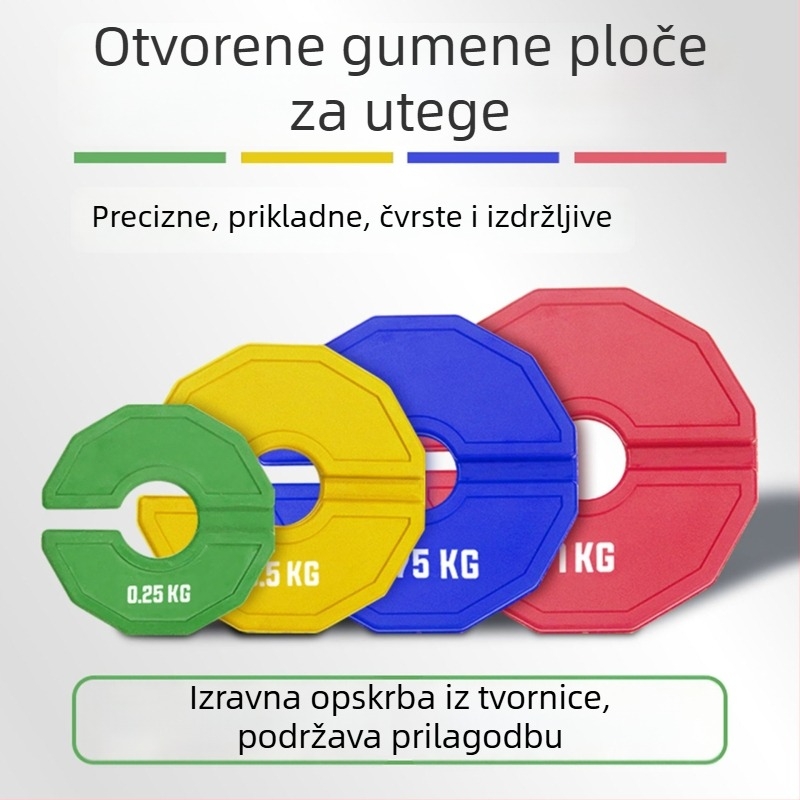 Gumeni diski za šipku, prijenosni s otvorom od 35 mm