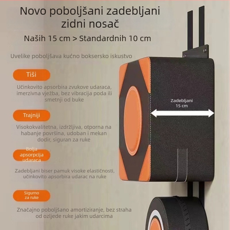 Zidni boksački cilj sa vrećom za pijesak za kućnu upotrebu – oprema za dječje treninge