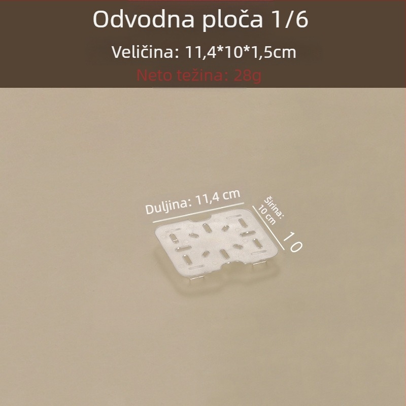 GN bazen za odvodnju s vodonepropusnom pločom za voće i povrće