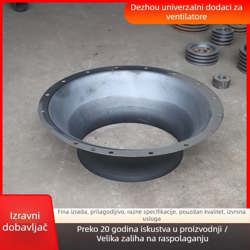Centrifugalni ventilator – ulaz zraka, prednji disk, zvonasti otvor, kolektor zraka, vodički prsten