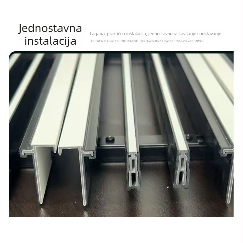 Plastično obložena aluminijska traka za središnji izlaz zraka — lamelirana rešetka od aluminijske legure