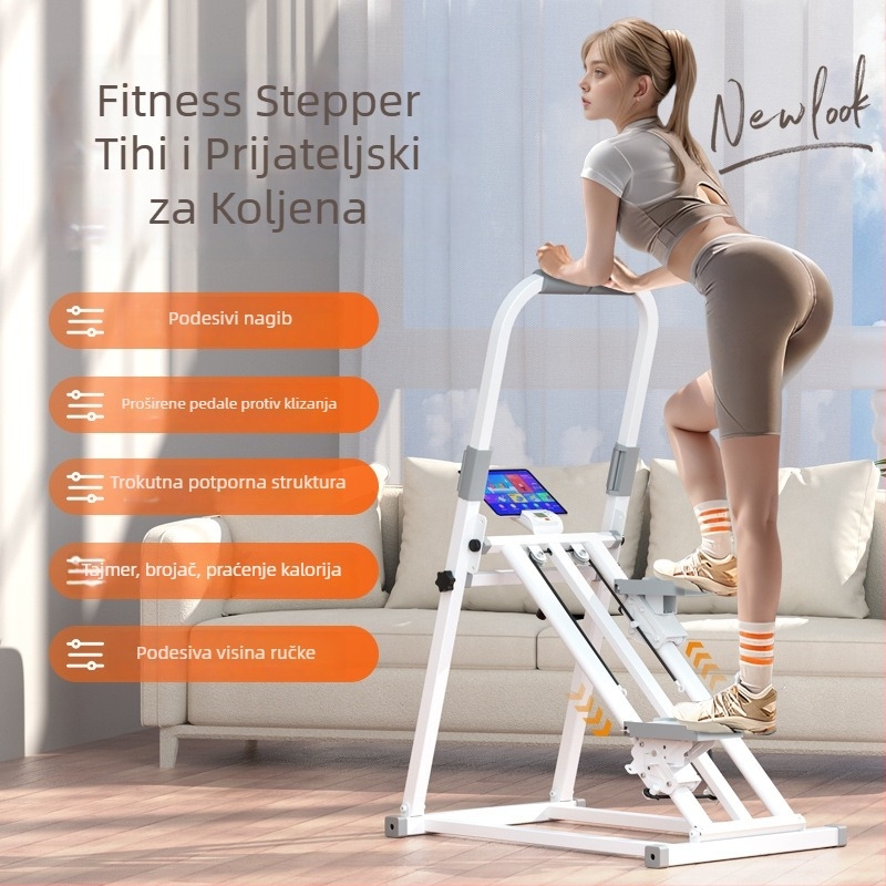 Višenamjenski stroj za penjanje stepenicama za kućni fitness — statični stepper i penjanje uz nagib