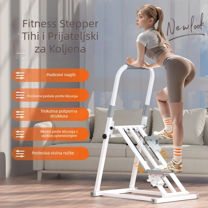 Višenamjenski stroj za penjanje stepenicama za kućni fitness — statični stepper i penjanje uz nagib